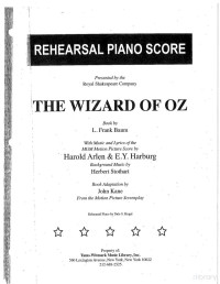 Various authors and adapters — The Wizard of Oz (Music and Lyrics)