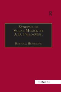 Philo-Mus, A. B. — Synopsis of Vocal Musick