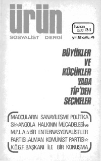 Türkiye Komünist Partisi — Ürün Sayı: 24 [Haziran 1976]