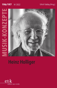 Ulrich Tadday — Heinz Holliger