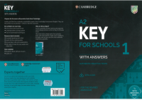 Cambridge University Press — Cambridge Key for school 1 2020