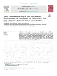 Su Yan — Partially oxidized ruthenium aerogel as highly active bifunctional electrocatalyst for overall water splitting in both alkaline and acidic media