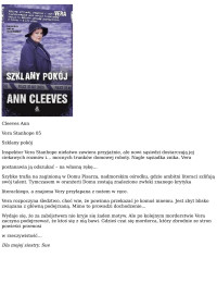 Szklany pokój — Ann Cleeves - Vera 05