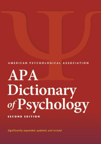 Vandenbos, Gary R. — APA Dictionary of Psychology, Second Edition