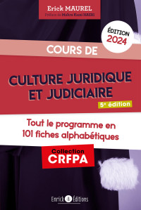 Maurel Érick — Cours de culture juridique et judiciaire