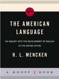 H.L. Mencken — American Language