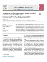 Tiago Cabral Araújo & Henrique dos S. Oliveira & José Joaquim Sá Teles & Jose Domingos Fabris & Luiz C.A. Oliveira & João Paulo de Mesquita — Hybrid heterostructures based on hematite and highly hydrophilic carbon dots with photocatalytic activity