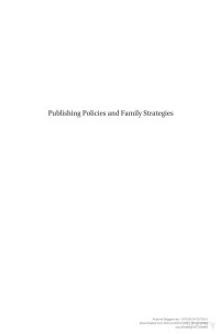 Arianne Baggerman — Publishing Policies and Family Strategies: The Fortunes of a Dutch Publishing House in the 18th and early 19th Centuries