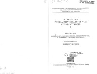 Herbert Hunger (Hrsg.) — STUDIEN ZUM PATRIARCHATSREGISTER VON KONSTANTINOPEL