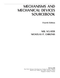 Neil Sclater, Nicholas Chironis — Mechanisms and Mechanical Devices Sourcebook by Neil Sclater, Nicholas Chironis (z-lib.org)