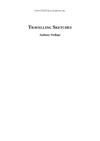 Anthony Trollope — Travelling Sketches