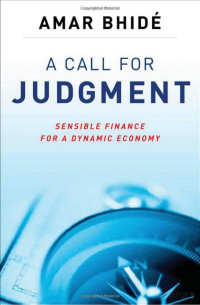 Bhide — A Call for Judgment; Sensible Finance for a Dynamic Economy (2010)