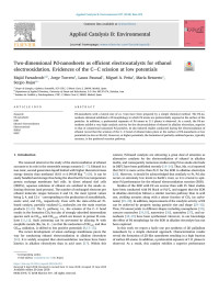 Majid Farsadrooh & Jorge Torrero & Laura Pascual & Miguel A. Peña & María Retuerto & Sergio Rojas — Two-dimensional Pd-nanosheets as efficient electrocatalysts for ethanol electrooxidation. Evidences of the CC scission at low potentials