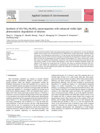 Ning Lv & Yingying Li & Zhuolin Huang & Ting Li & Shengying Ye & Dionysios D. Dionysiou & Xianliang Song — Synthesis of GO/TiO2/Bi2WO6 nanocomposites with enhanced visible light photocatalytic degradation of ethylene