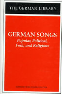 Inke Pinkert-Saeltzer — German Songs: Popular, Political, Folk, and Religious 