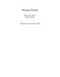Tianna Xander — Wooing Wynter
