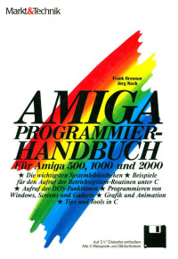 Frank Kremser, Jörg Koch — Amiga-Programmierhandbuch (no OCR)