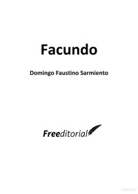 Domingo Faustino Sarmiento — Facundo