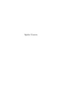 Göttler, Christine; Neuber, Wolfgang; — Spirits Unseen: the Representation of Subtle Bodies in Early Modern European Culture