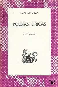 Lope de Vega — Poesías líricas