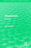 J. A. Hobson — Imperialism: A Study