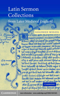 Wenzel, Siegfried. — Latin Sermon Collections from Later Medieval England