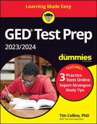 Tim Collins — GED Test Prep 2023/2024 For Dummies with Online Practice