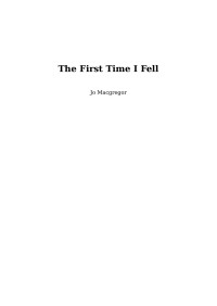 Joanne Macgregor — The First Time I Fell
