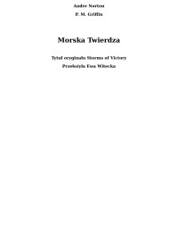 Andre Norton — Morska Twierdza