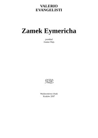 Jarus — Zamek Emerycha - Valerio Evangelisti