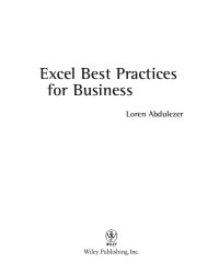 Loren Abdulezer — Excel Best Practices For Business