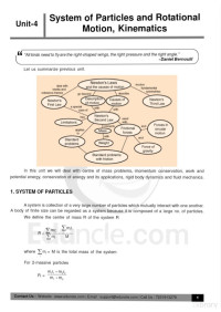 Eduncle — System of particles and rotational motion kinematics