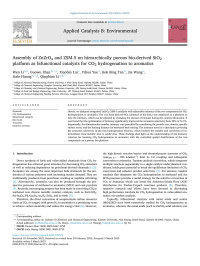 Wen Li — Assembly of ZnZrOx and ZSM-5 on hierarchically porous bio-derived SiO2 platform as bifunctional catalysts for CO2 hydrogenation to aromatics