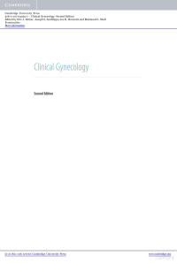 Clinical Gynecology, Second Edition 2015 — Clinical Gynecology, Second Edition 2015