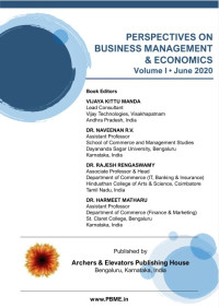 Vijaya Kittu Manda, Dr. Naveenan RV, Dr. Rajesh Rengaswamy & Dr. Harmeet Matharu — Perspectives on Business Management & Economics - Volume 1 - June 2020