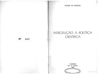 Pontes de Miranda, Francisco Cavalcanti Pontes de Miranda — Introdução à Política Científica