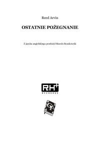 Ostatnie pożegnanie — Arvin Reed