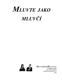 Neznámý — Mluvte jako mluvčí