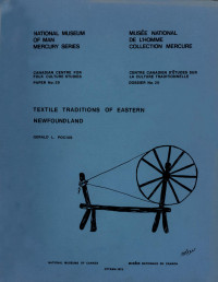 Gerald L. Pocius — Textile traditions of eastern Newfoundland