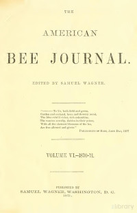 Unknown — American bee journal