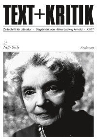 Daniel Pedersen — TEXT + KRITIK 23 - Nelly Sachs