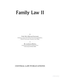 Dr. Shivani Goswami & Ms. Archana Mishra — Family Law - II