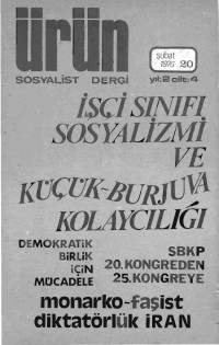 Türkiye Komünist Partisi — Ürün Sayı: 20 [Şubat 1976]