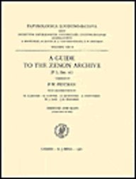 P. W. Pestman — A Guide To The Zenon Archive (papyrologica Lugduno-batava)