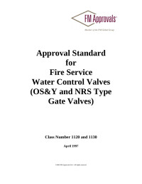 FM Approvals — Approval Standard 1120-1130