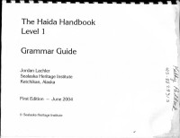 Lachler — Haida Handbook Level 1