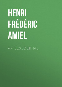 Henri Frédéric Amiel — Amiel's Journal