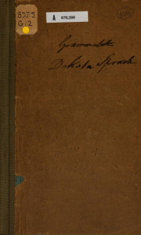 Hans Conon von der Gabelentz — Grammatik der dakota-sprache