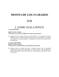 J. JAIME AYALA PONCE — MÓNITA DE LOS 33 GRADOS