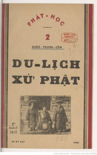 William Mongomery Mc Govern; Đoàn Trung Còn (1908-1980) dịch — Du lịch xứ Phật